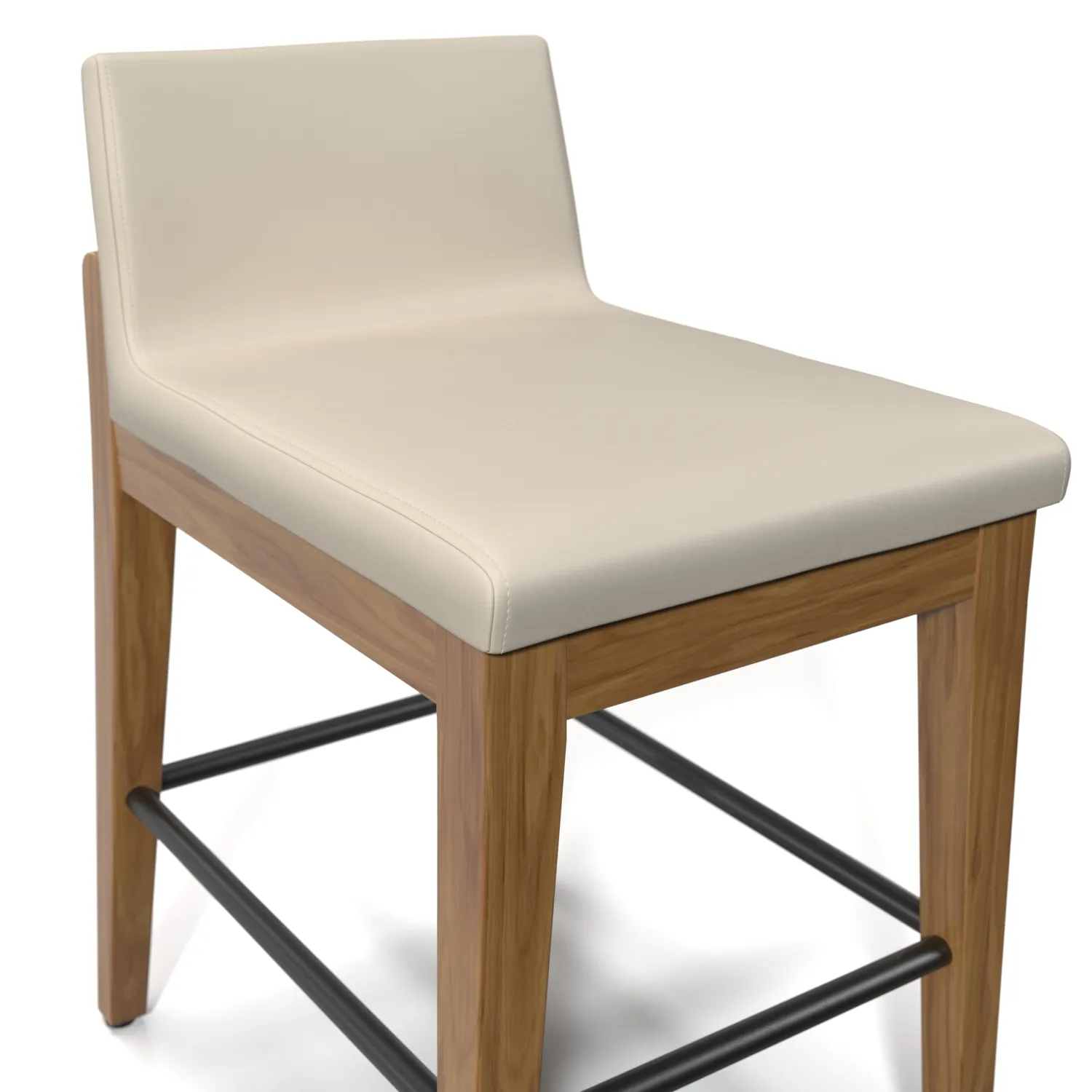 Dallas Wood Bar Stool PBR 3D Model_05